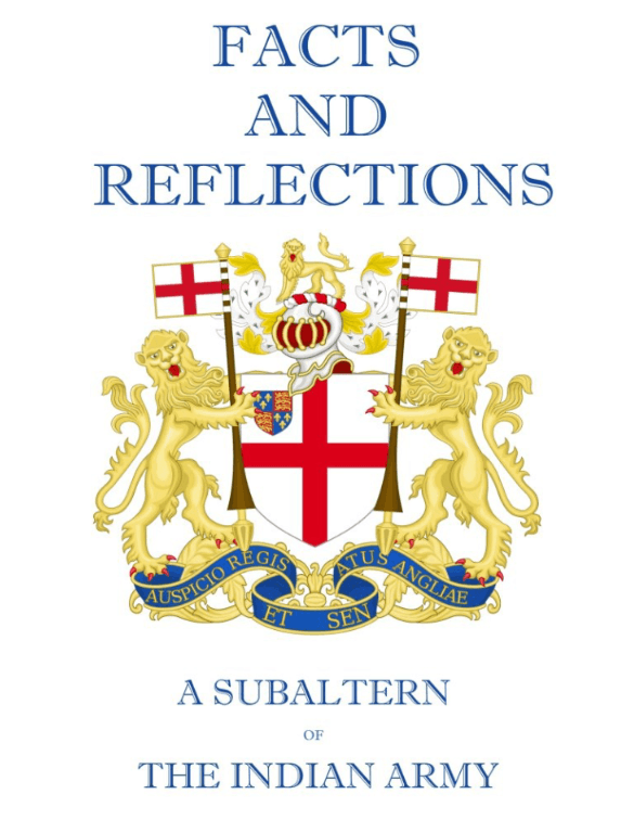 Facts and Reflections by a Subaltern book cover